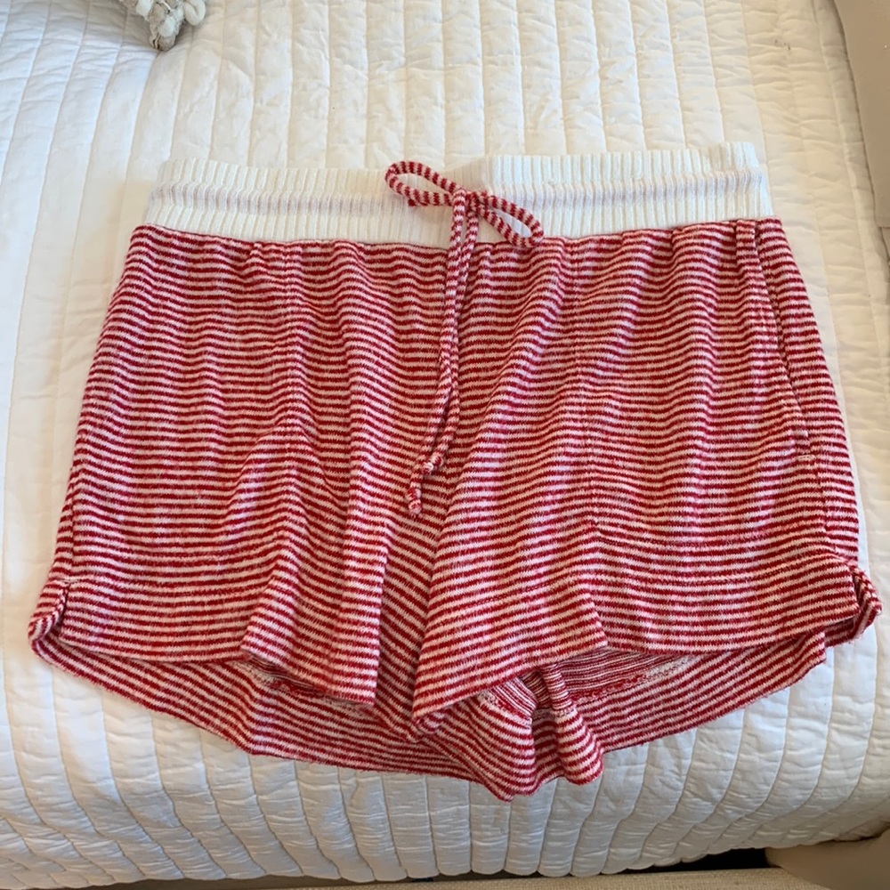 Stars above (Target) striped Holiday Pj shorts